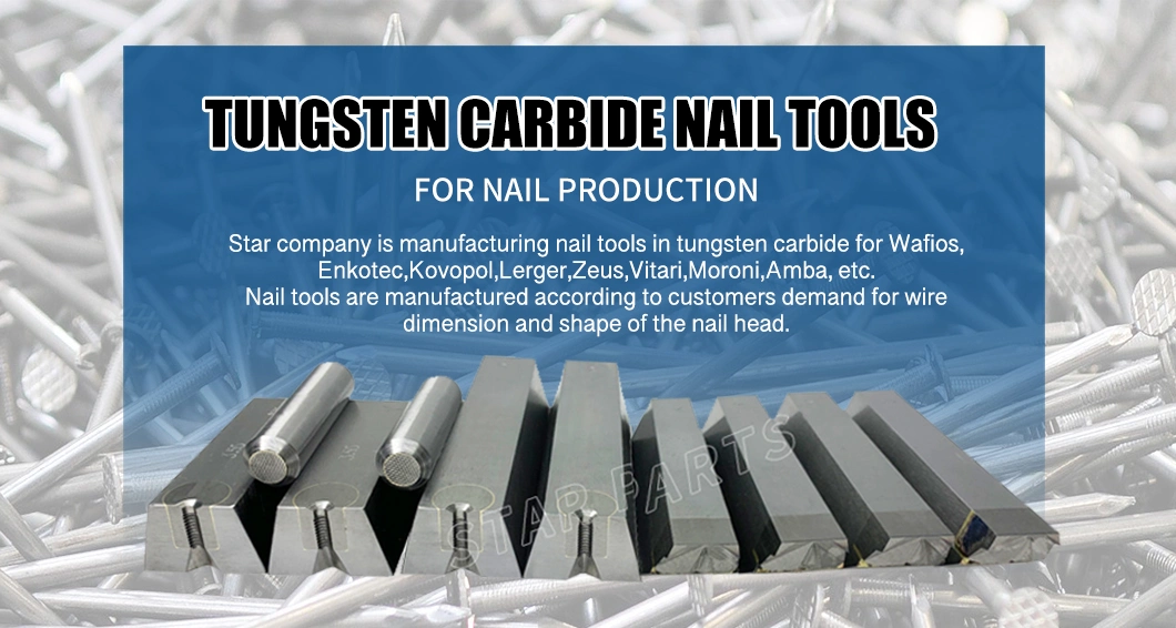 Inlay Tungsten Carbide Header Punch with Serrated Type