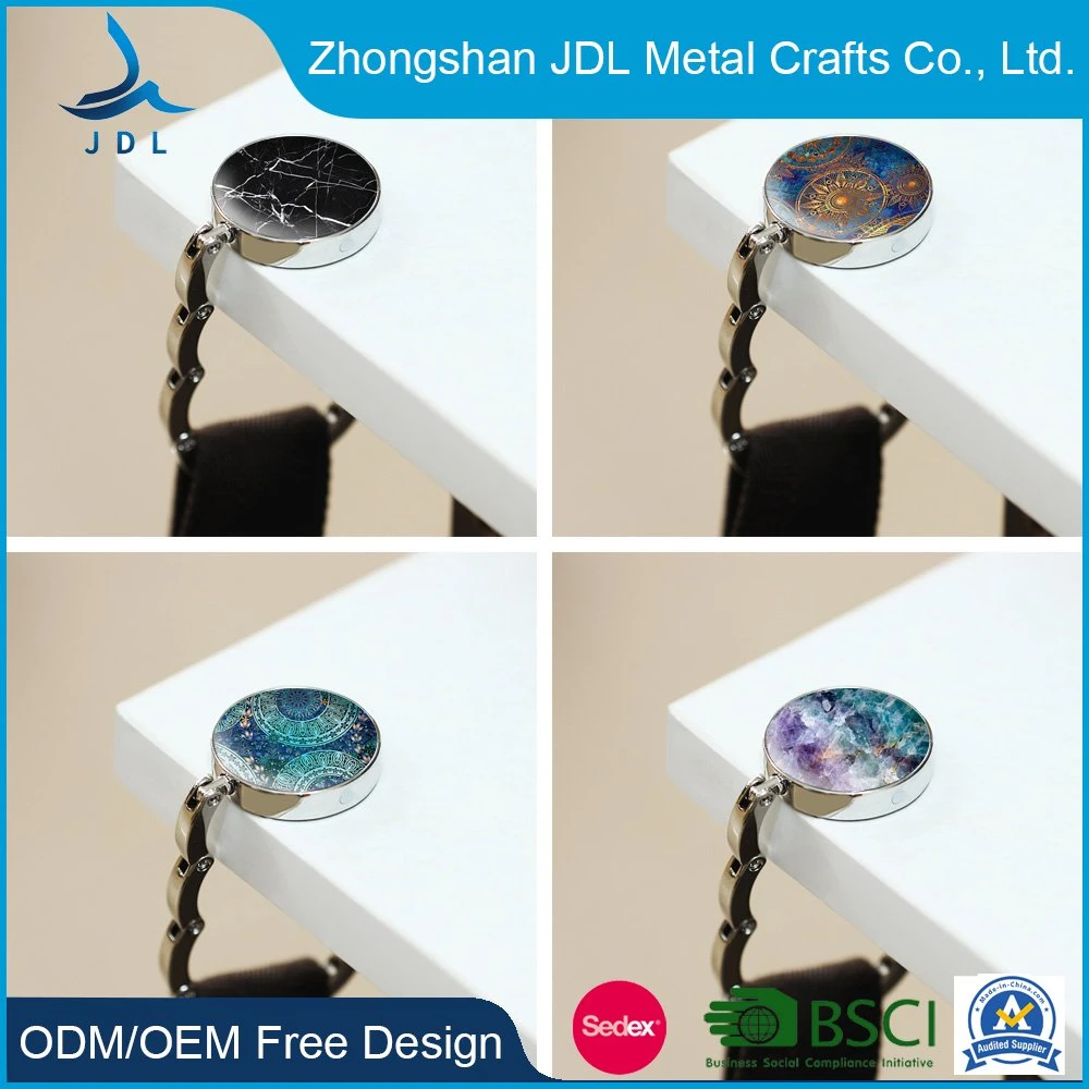 Custom Logo Royal Crown Difference Color Bag Accessories Metal Bag Purse Hanger Hook
